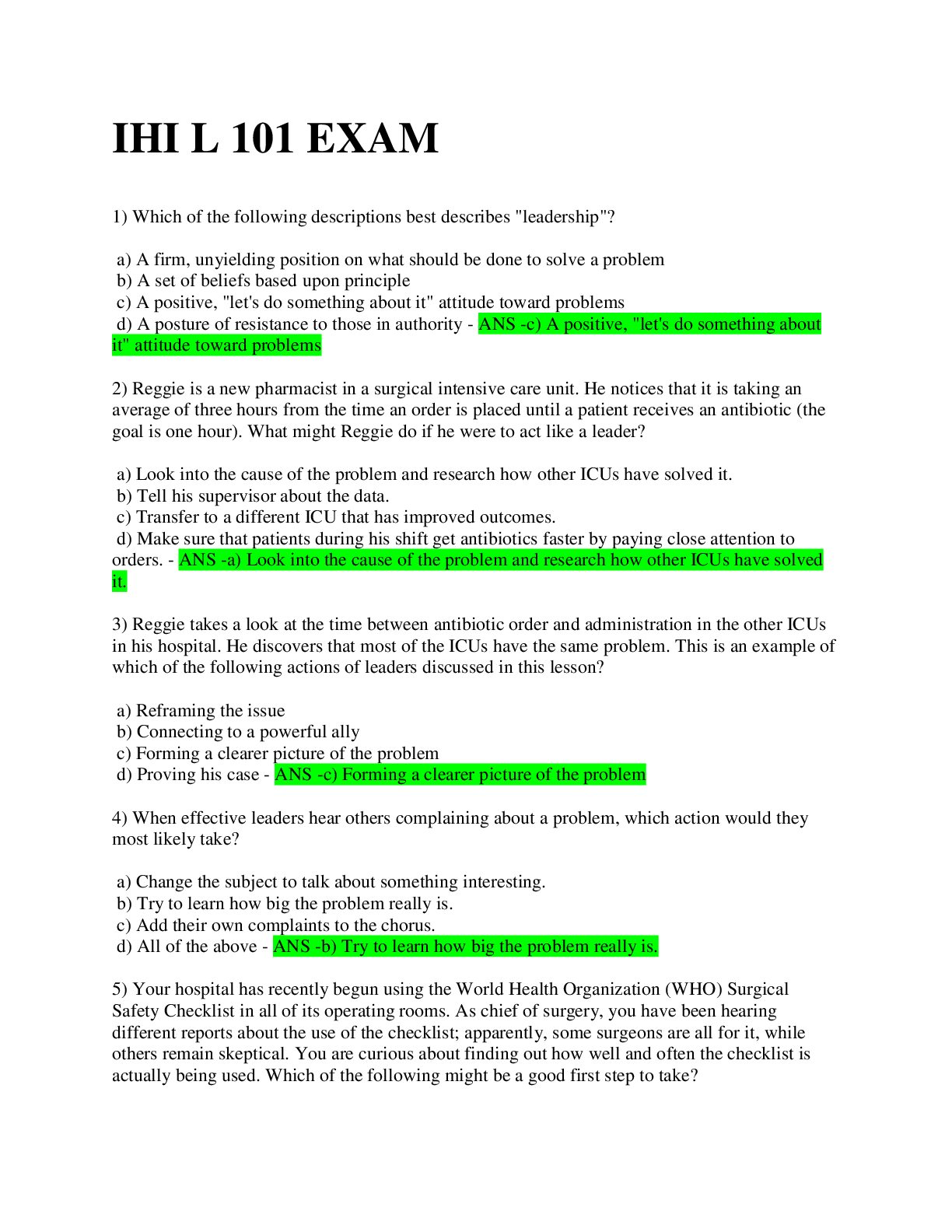 Preview image for IHI L 101 / QUESTIONS/ WITH COMPLETESOLUTIONS